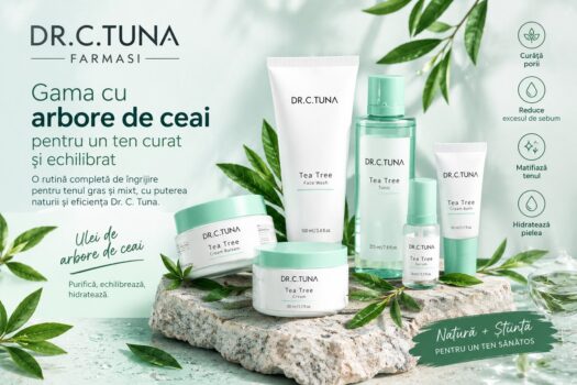 Gama Dr. C. Tuna cu arbore de ceai Farmasi pentru îngrijirea tenului gras și mixt