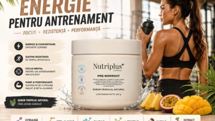 Energie pentru antrenament cu Nutriplus+ Pre-Workout